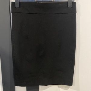 Black pencil skirt